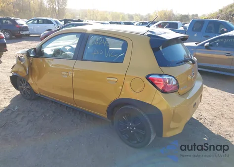 2023 Mitsubishi Mirage Black Edition/Ralliart/Se z USA, uszkodzony, nr VIN ML32AWHJ0PH001038